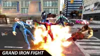 Flying Iron Superhero Man - City Rescue Mission Screen Shot 2
