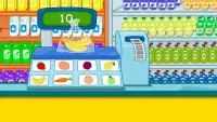 Kassierer im Supermarkt. Spiele für Kinder Screen Shot 1