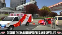 Jeux d'ambulance Driving Sim3D Screen Shot 11