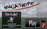 Ninja Swipe Screen Shot 0
