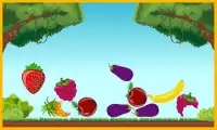Детская игра: Кусать фрукты Screen Shot 1
