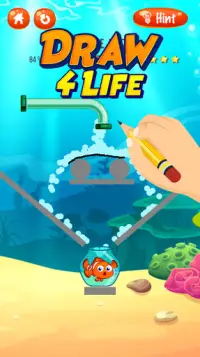Draw 4 Life - Save Fish's Life Screen Shot 6