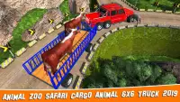 Animal Zoo Safari Cargo Animal 6X6 Truck 2019 Screen Shot 6