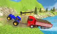 Tractor Towing Car Simulator Games Screen Shot 3