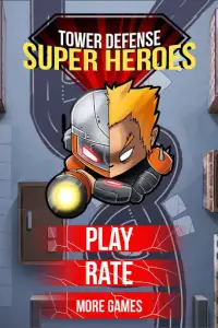 Tower Defense : Super Heroes Screen Shot 4