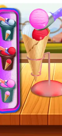 Jeux de cuisine crème glacée Screen Shot 2