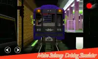 Metro Train Subway simulator Screen Shot 0