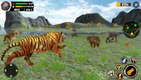 Salvaje Tigre Simulador Juegos Screen Shot 2