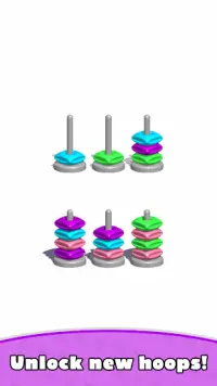 Sort Hoop Stack Color - 3D Color Sort Puzzle Screen Shot 3