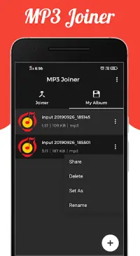 MP3 Merger : Audio Joiner Screen Shot 4
