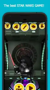 Star and wars games: Darth Vader jedi r2d2 app Screen Shot 2