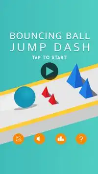 Bouncing Ball Jump Dash Screen Shot 0