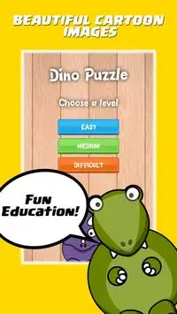 Dino Puzzle - Dinosaur Puzzles for kids Screen Shot 2