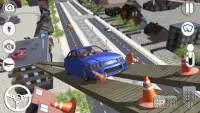 Crazy Car Roof Jumping: Stunt Car Parking Games Screen Shot 1