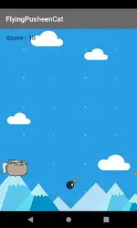 The Flying Pusheen Cat! Screen Shot 2