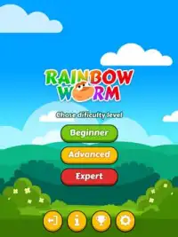 Rainbow Worm Lite Screen Shot 7