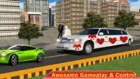 City Wedding Limousine Car Sim Screen Shot 15