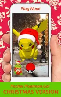 Pocket Pixelmon Christmas Go! Screen Shot 0