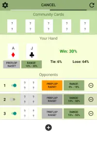 RG Poker Odds Screen Shot 4