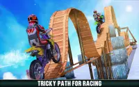 Prawdziwe Stunt Bike Racing gra symulacyjna Screen Shot 2