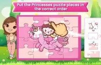 Girls Princess Puzzle For Kids Screen Shot 0