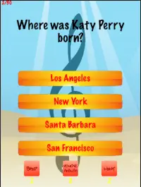 Katy Perry Trivia Quiz Screen Shot 1