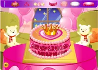 торт декор - Игры для девочек Screen Shot 4