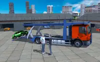 Car Transporter Truck- Free Cargo Trailer Driving Screen Shot 0