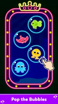 Timpy Baby Glow Phone Games Screen Shot 1
