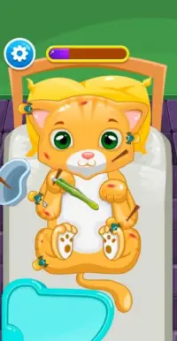 Little Cat Doctor Pet Vet Game Screen Shot 5