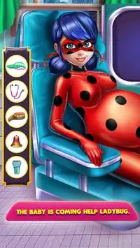 Ladybug Without The Mask: Pregnant & Dress Up Game Screen Shot 3