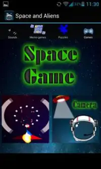 Space Games For Kids: Aliens Screen Shot 4