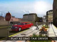 Cidade Limo Taxi Driving Sim Screen Shot 9