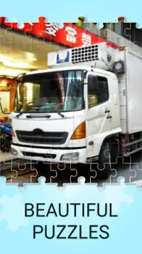 Jigsaw puzzles Hino 500 truck Screen Shot 2