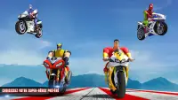 Jeux de vélo de super-héros Screen Shot 1