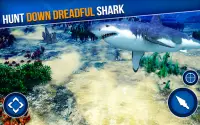 Spearfishing Wild Shark Hunter - Juego de pesca Screen Shot 3