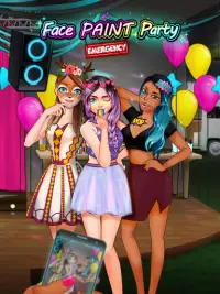 Gesicht malen Party -Social Star ❤ Dress-Up-Spiele Screen Shot 0