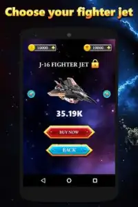 serangan galaksi 2018 - penembak ruang 2d game Screen Shot 1