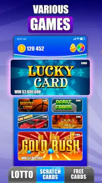 Lottery Scratchers Scratch Off Screen Shot 2