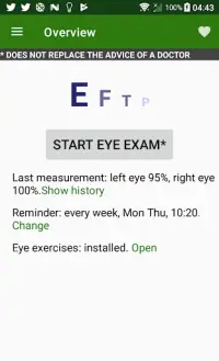 Eye exam Screen Shot 6