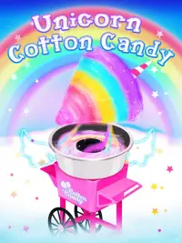 Unicorn Cotton Candy - Cooking Games for Girls Screen Shot 0