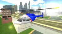 City Helicopter Simulator Game Screen Shot 2