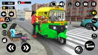 Tuk Tuk Rickshaw Games Taxi 3D Screen Shot 2