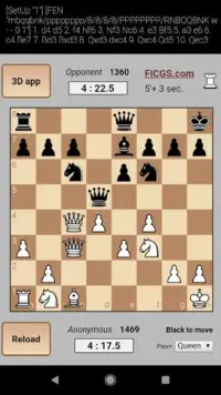 Random Chess • FICGS play rated games online Screen Shot 1