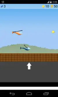 flying helicopter game Screen Shot 2