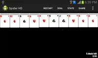 Spider Solitaire HD Screen Shot 0
