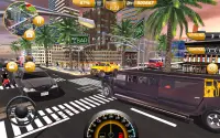 luxury limousine car taxi driver: lungsod limo lar Screen Shot 2