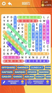 Free Word Search Puzzle - Crossword Puzzle Quest Screen Shot 2