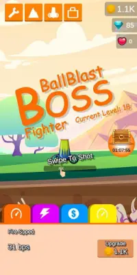 Monster Blast: Cannon Ball Shot Space Game Screen Shot 4