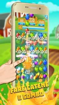 Fruit link smash mania: gioco match 3 gratis Screen Shot 3
